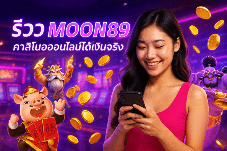 รีวิว MOON89 คาสิโนออนไลน์ได้เงินจริง