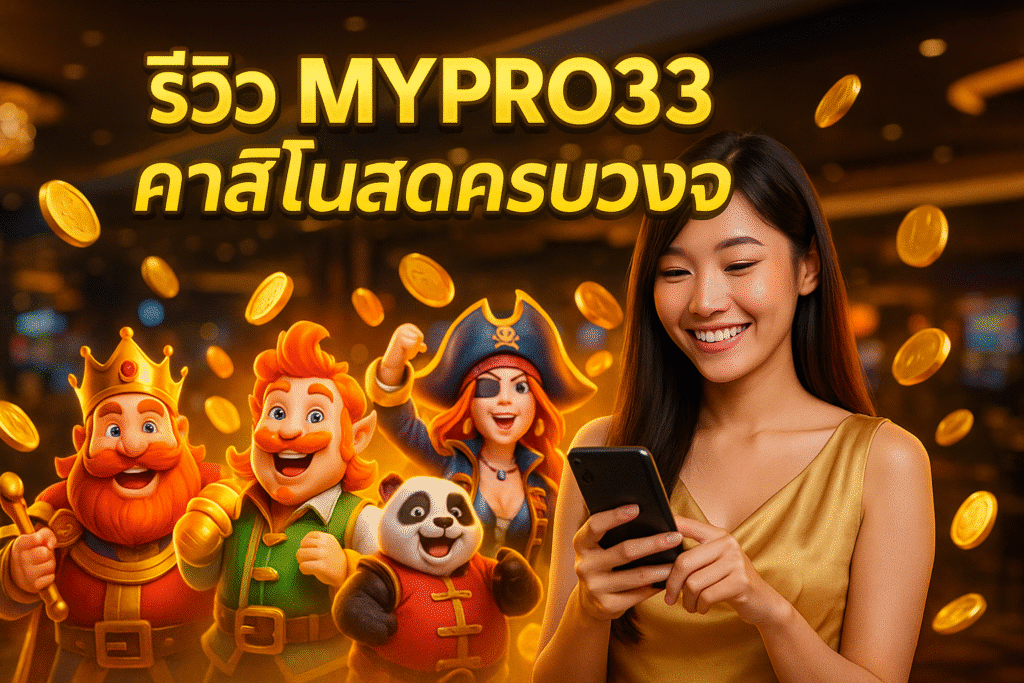 รีวิว MYPRO33 คาสิโนสดครบวงจร