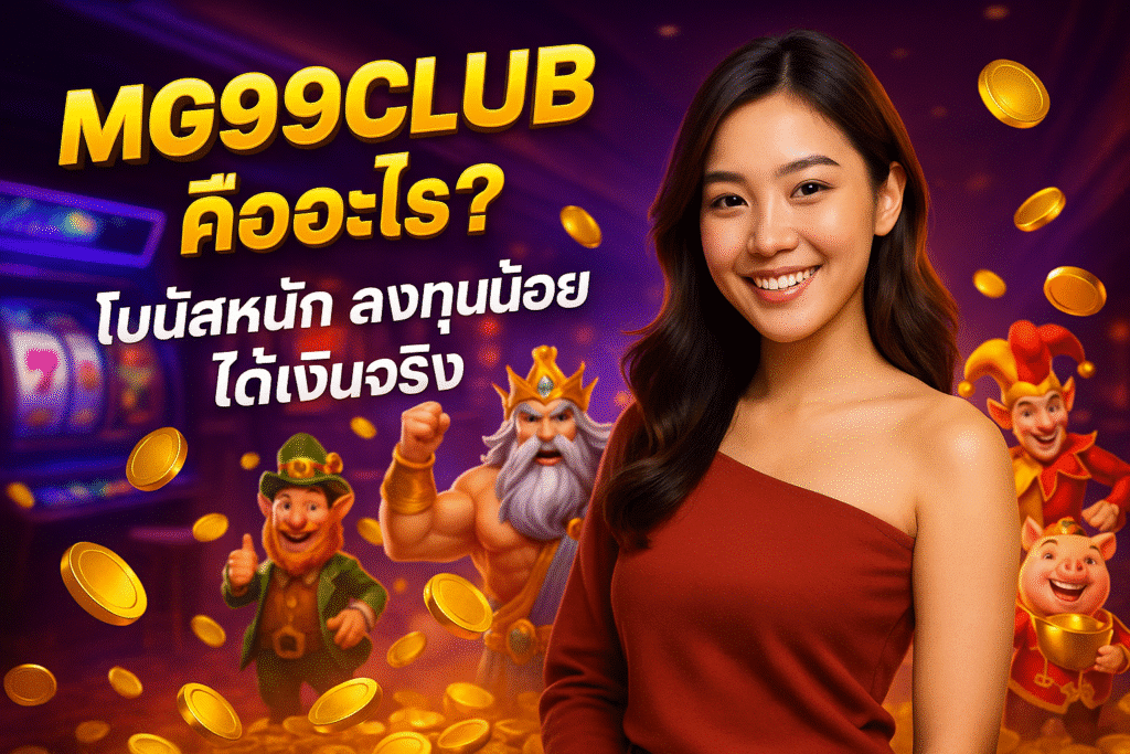 MG99CLUB คืออะไร? โบนัสหนัก ลงทุนน้อย ได้เงินจริง